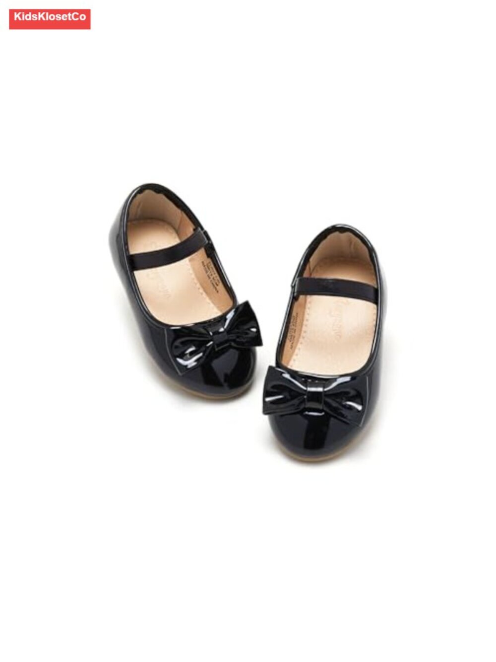 Toddler Girls Mary Jane Dress Shoes with Padded Insole and Non-Slip Sole
